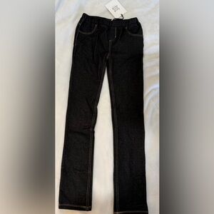 Deux Par Deux black jeggings